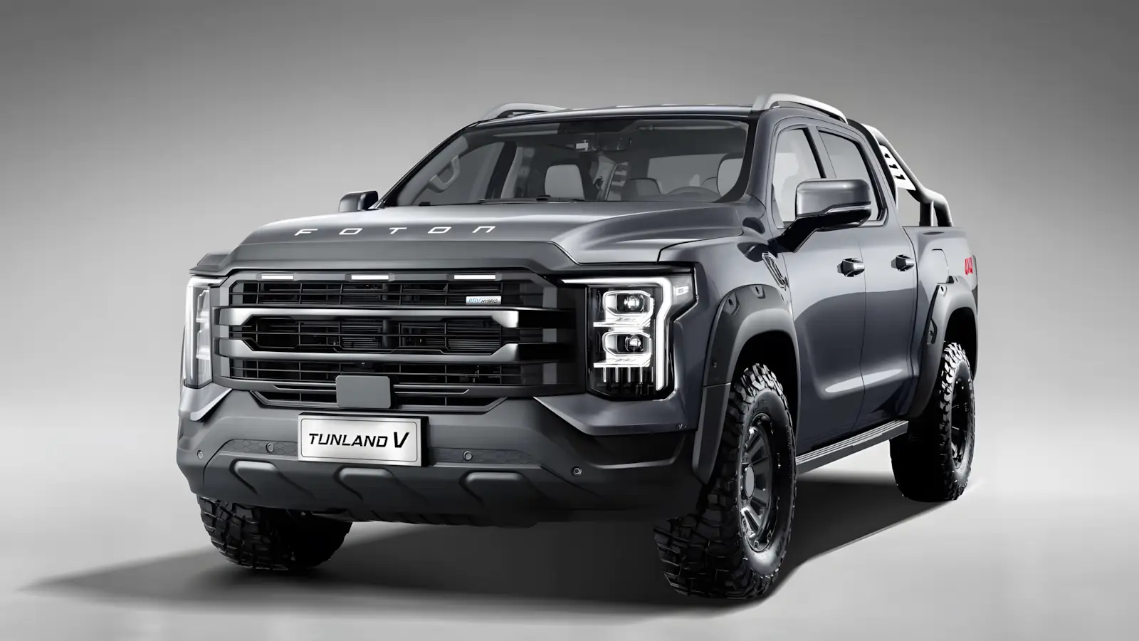 Nova Foton Tunland 2026 chega com versões V7 e V9 para ampliar a briga no segmento das Picapes 4x4