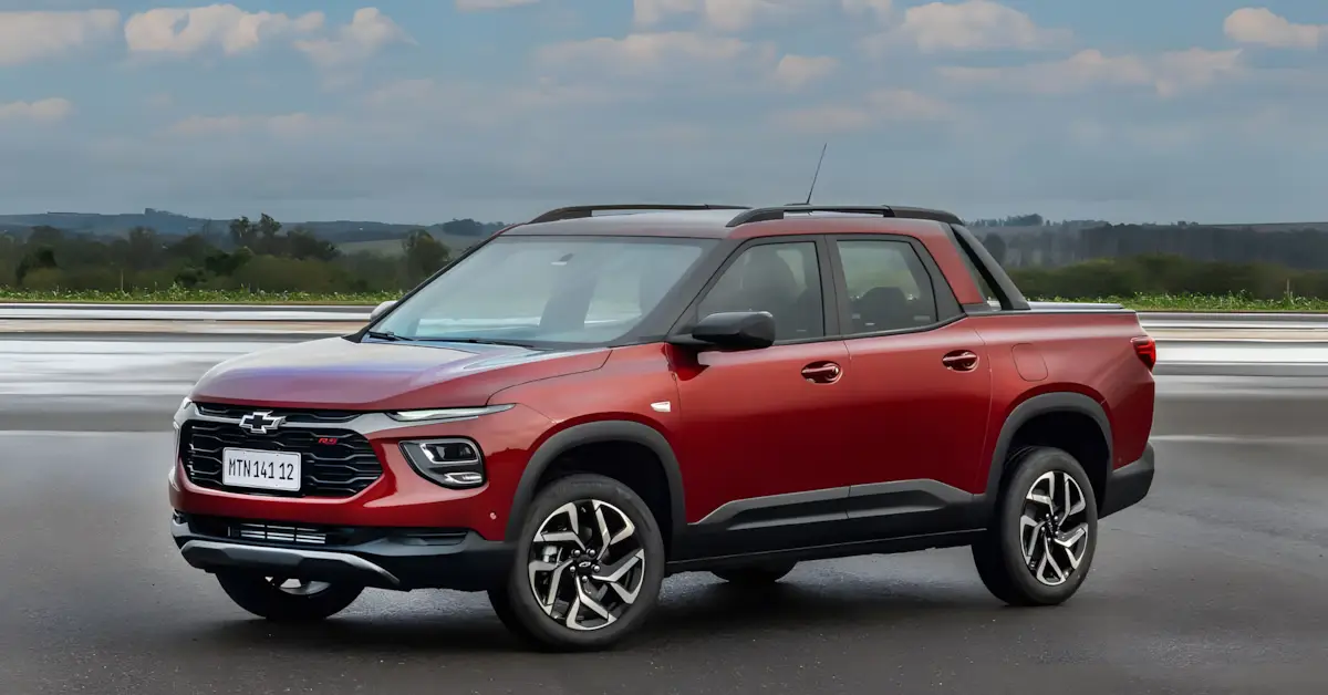 Chevrolet Montana 2026 motor turbo mais econômico e nova cor; preços e ficha técnica