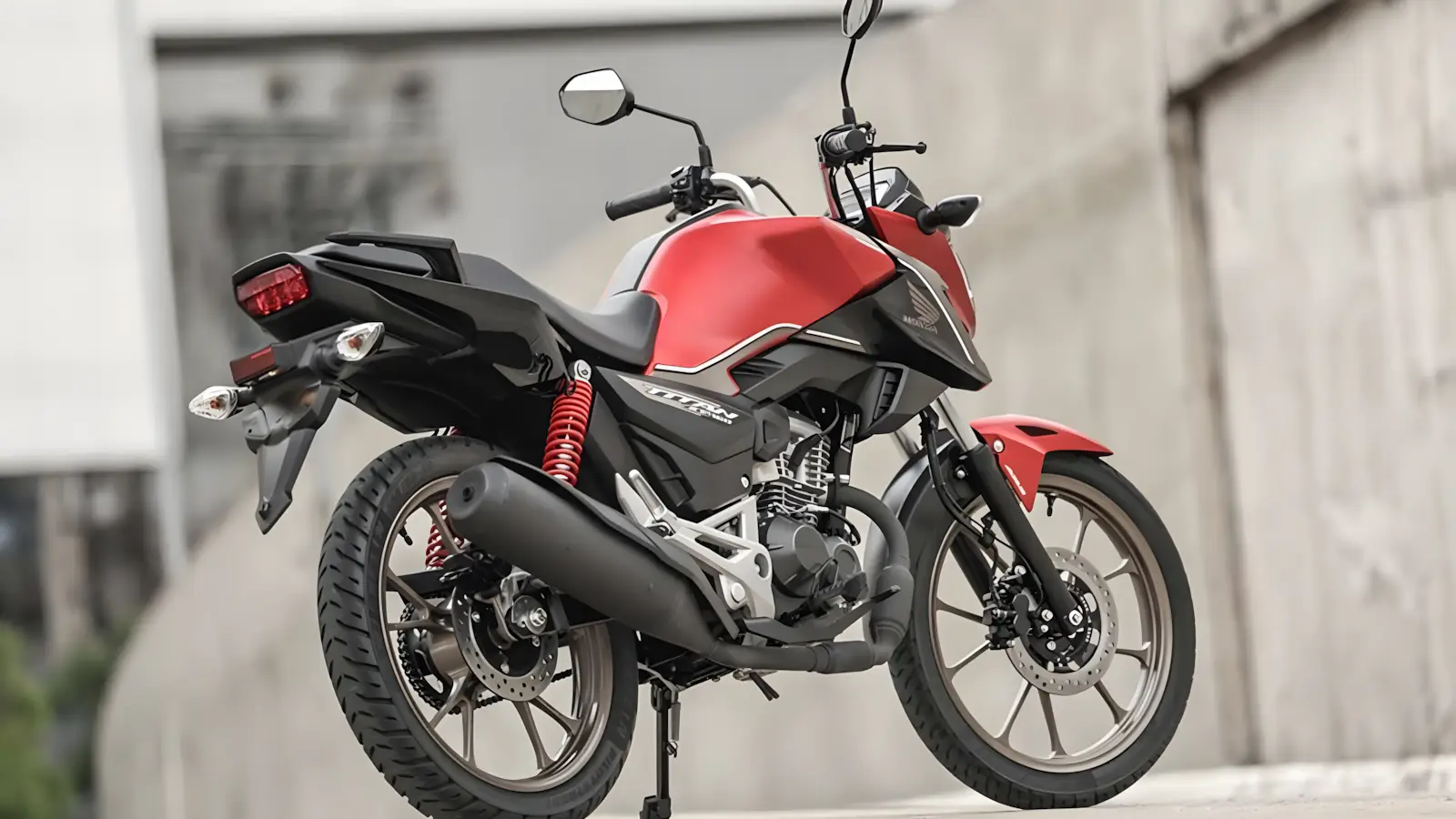 Honda CG 160 50 Anos edi&ccedil;&atilde;o especial comemorativa com pintura vermelha