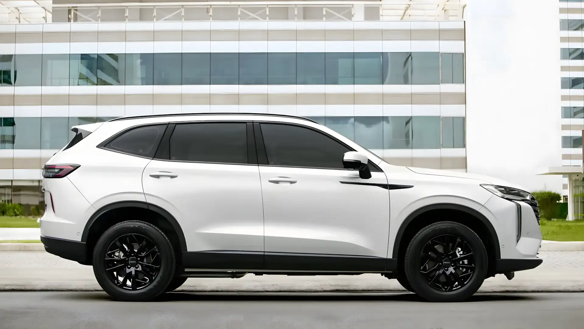 GWM Haval H6 2026 vista lateral mostrando proporções do SUV médio