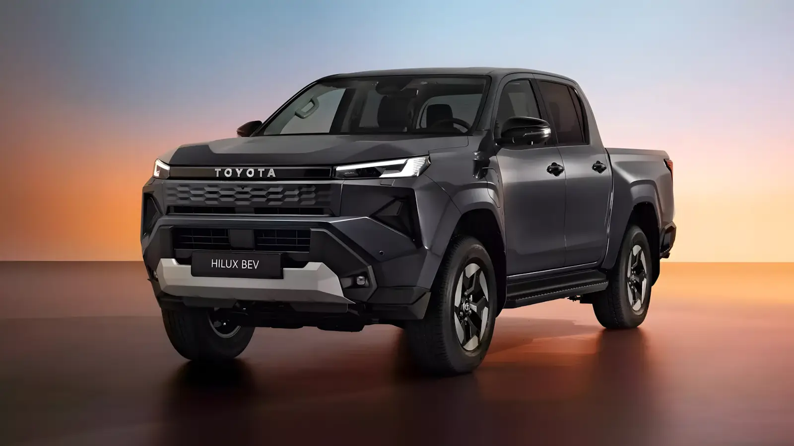 Motor elétrico e bateria da Toyota Hilux elétrica 2026