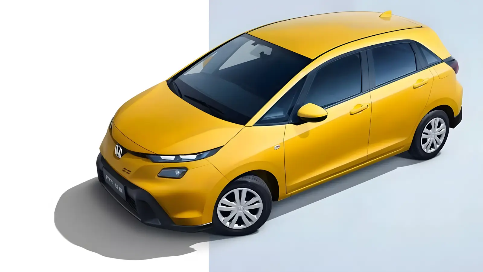 Honda Fit 2026 Lateral Amarelo