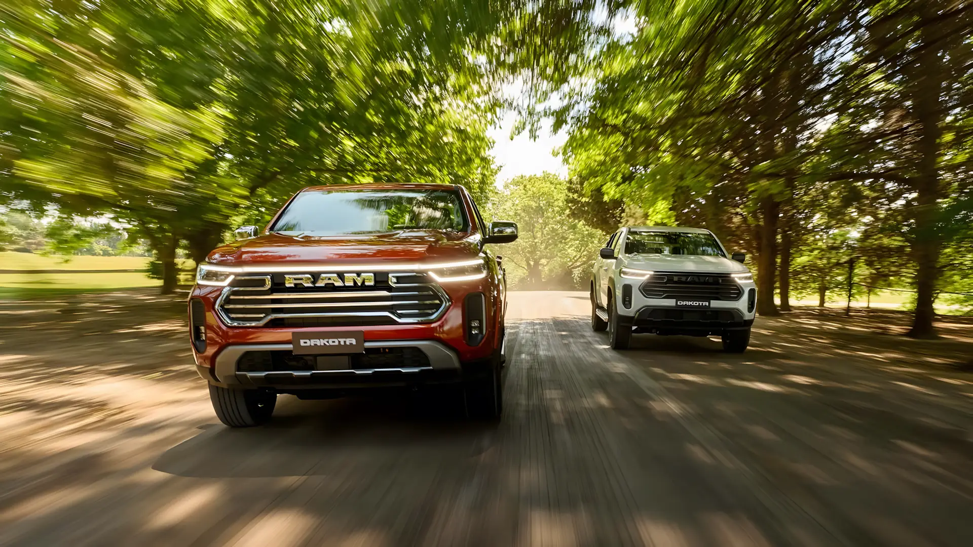 Cores disponíveis da Ram Dakota 2027 em linha