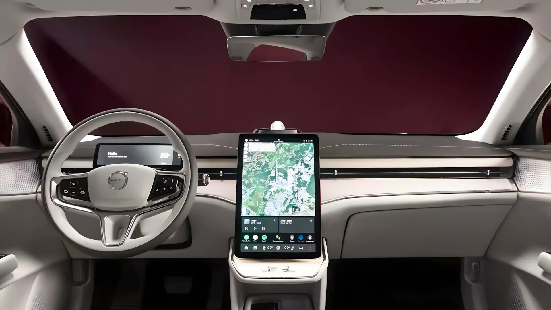 Volvo Es90 Interior Painel Digital