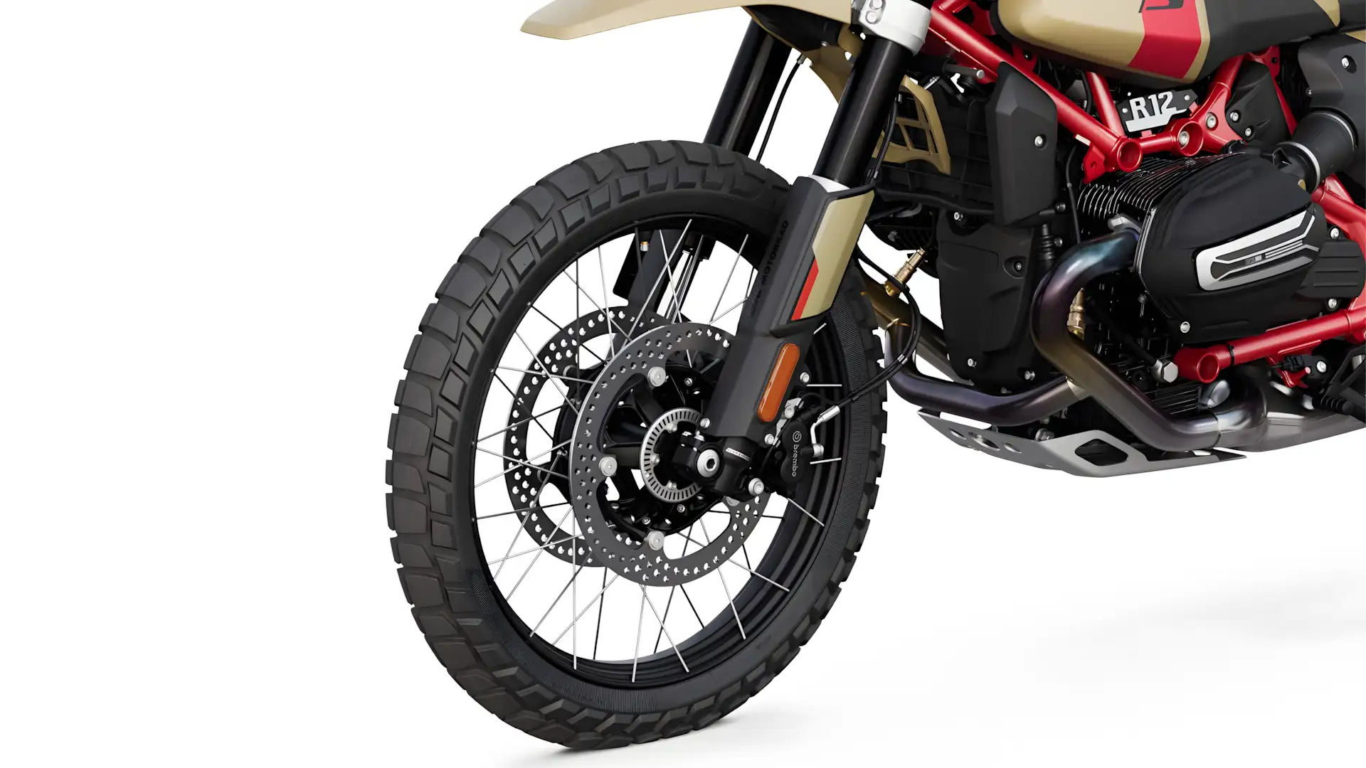 Rodas raiadas aro 21 e 17 da BMW R 12 GS Option 719 2026